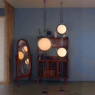 Corvella - Chrome Acrylic Ball Floor Lamp