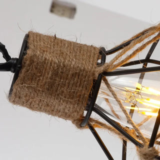 Hobo - Retro Handmade Hemp Rope Pendant Hanging Ceiling Light