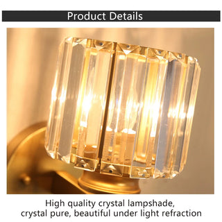 Calra - Patterned Glass K9 Crystal Hanging LED Pendant Lights