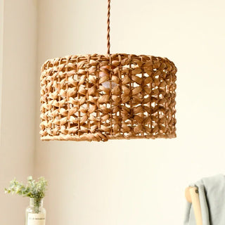 Bray - Round Handmade Rattan Wicker Hanging Ceiling Light