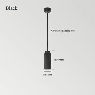 Fabiola - Minimalist LED Tube Hanging Pendant Ceiling Light