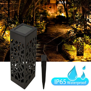 Caron - 1/6pcs Solar Pathway LED Waterproof Lights