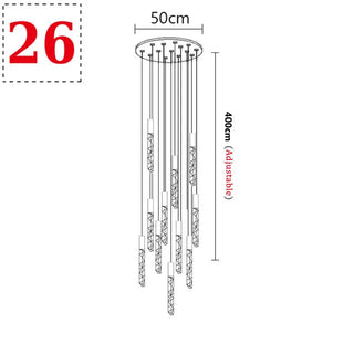 Rufus - Crystal Pendant Ceiling Chandelier