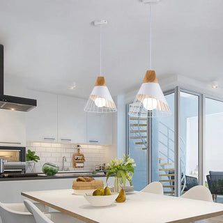 Clairmont - Nordic Hanging Wood Hanging Pendant Ceiling Light