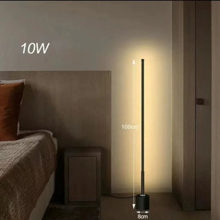 Marcell - Sleek Adjustable LED Strip Floor Lamp