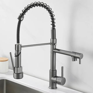 Gena - Pull Out Spout Hot/Cold Dual Hole Mixer Tap