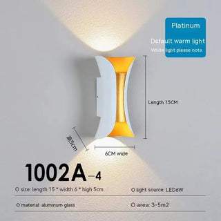 Melina - LED Aluminum IP65 Waterproof Outdoor Wall Lamp