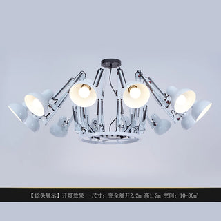 Cadman -  Industrial Spider Spotlight Ceiling Light Chandelier