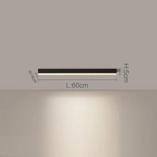 Hisor - Modern Black Thin Indoor Wall/Ceiling Thin Light