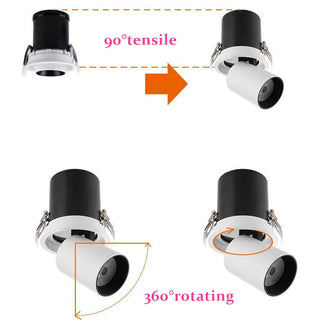 Noorie - LED Recessed Rotating Ceiling Downlight
