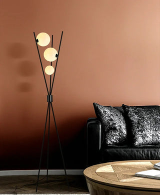 Lourdes - Stylish Minimalist Floor Lamp with Moon-Inspired Design