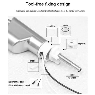 Water purifier 304 stainless steel household TDS value display intelligent Faucet 1/4" 3/8" 24V Touch Screen water faucet