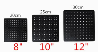 Kastor - Square Rain Shower Head Set with Handheld Shower