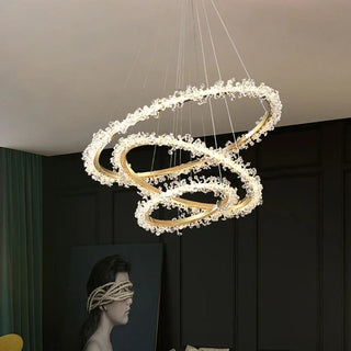 Gita - Modern Round Crystal Ceiling Chandelier