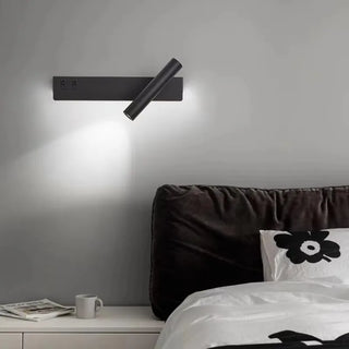 Christal - Nordic Modern Reading LED Creative Rotatable Spotlight Wall Lamp With Switch