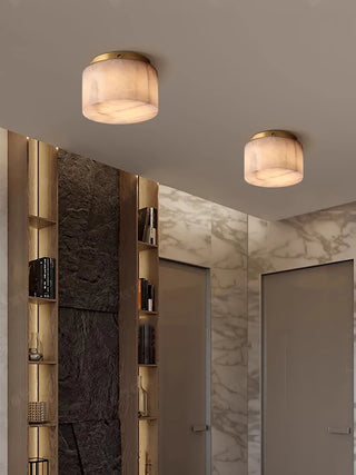 Mandera - Modern Flush Mount Marble Stone Ceiling Light