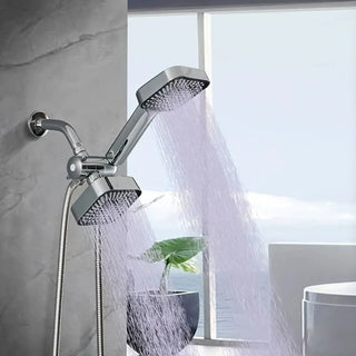 Teo - Square 2in1 Handheld Shower Set With Bracket Three way Water Distributor
