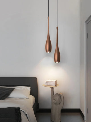 Peri - LED Pendant Mirror Tear Drop Ceiling Light