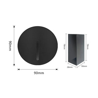 Desiree - Round Embedded Footlights Stair Motion Sensor Recessed LED Wall Lamp