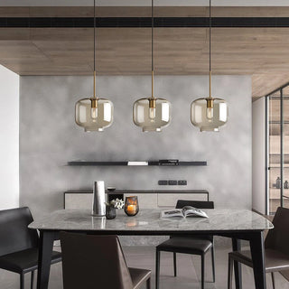 Kaloyan - Hanging Pendant Industrial Glass Lamp