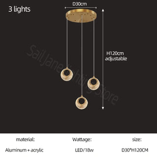 Isidora - Hanging Ceiling Pendant Chandelier