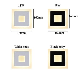 Kamille - Square Steps & Wall LED Lights