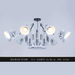 Cadman -  Industrial Spider Spotlight Ceiling Light Chandelier