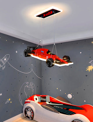 Niklas - Boys Ceiling Light Hanging Racing Car