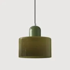 Mossel - Modern Long Line Small Minimalist Glass Pendant Light