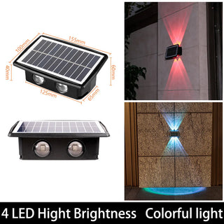Sandi - Solar LED Up/Down Outdoor Wall Light Waterproof