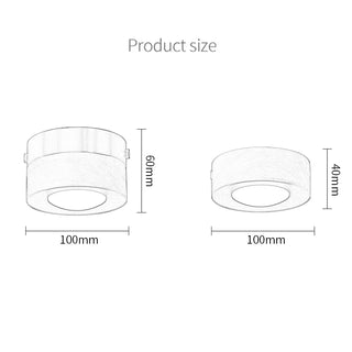 Teques - Minimalist Walnut Wooden Flush Mount Downlight Ceiling Light