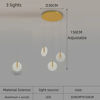 Elena - Hanging Ceiling Pendant Chandelier