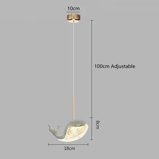 Shinas - Dolphin Pendant Hanging Ceiling Light