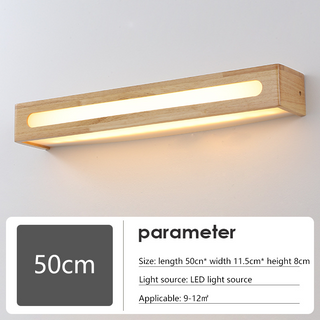 Gisselle - Solid Wood Sconce Bathroom Makeup Mirror Wall Lights