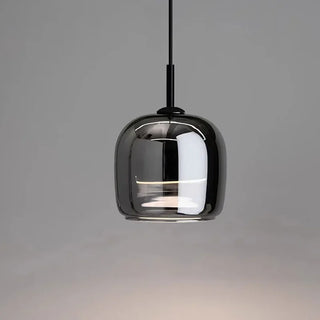 Daniel - Coloured Glass Round Hanging Pendant Ceiling Light
