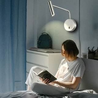 Denae - Modern LED Long Arm Adjustable Reading Wall Light