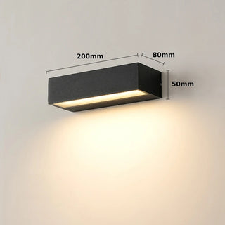 Zofia - Thin Strip Waterproof LED Modern Outdoor Wall Light
