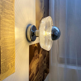 Ottilie - Glass Retro Dish Wall Lamp