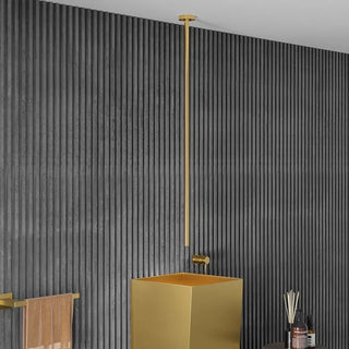 Plato - Brass Ceiling Mounted Modern Bathroom Tap Hot/Cold