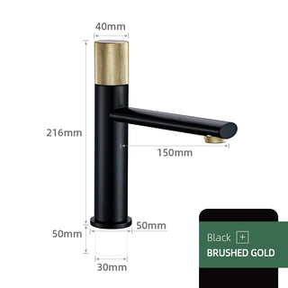 Cheryle - Modern Brass Mounted Sink Tap