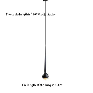 Estere- Adjustable Teardrop Hanging Pendant Modern Ceiling Light