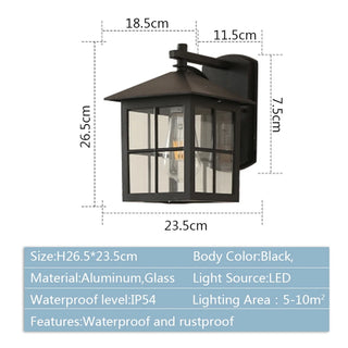 Newlynn - European Style Waterproof Traditional Lantern