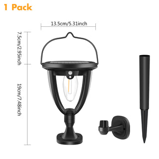 Romnie - Solar Panel Wall Sconce Outdoor  LED Wall  Lamp