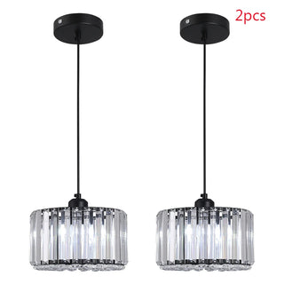 Elshan - Patterned Glass Shade Hanging Pendant Ceiling Light