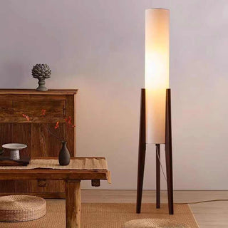 Mizura - Wabi Sabi Walnut Floor Lamp