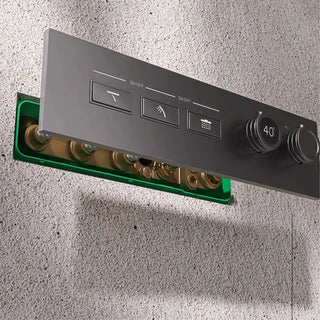 Lazare  - Modern LED Smart Display Wall Mounted Shower Set Multi Function