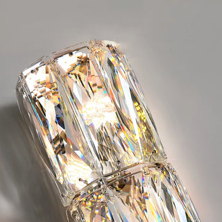 Rosalyn - Modern Luxury Crystal Patterned Glass Up Down Wall Light