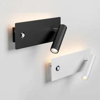 Dotty - Adjustable Modern Silver Reading Wall Light