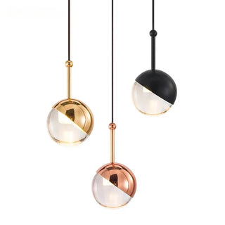 Motala - Half Transparent Hanging Crystal Ball Pendant Ceiling Light