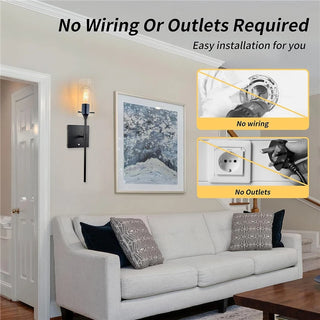 Kennedy - Modern Battery Powered LED Wall Light